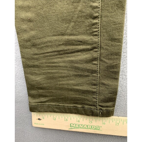 Smoke Rise Biker Pants Mens Size 38 x 34 Army Green Black Stripe Slim Tapered - Picture 7 of 16